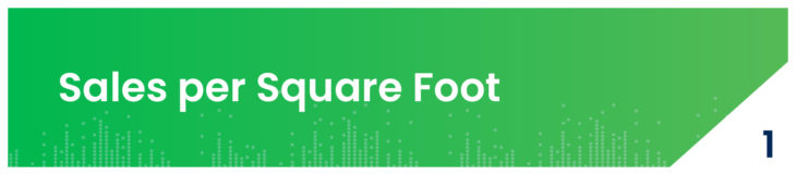 Retail KPIs Sales Per Sq Ft