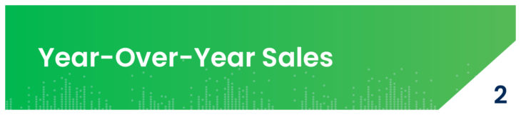 Retail KPI Year over Year Sales