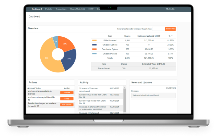 Certent Equity Management Product
