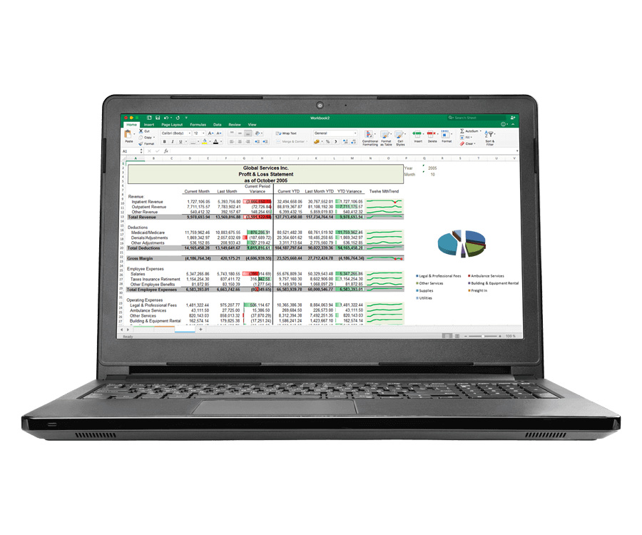 Self-service healthcare reporting software