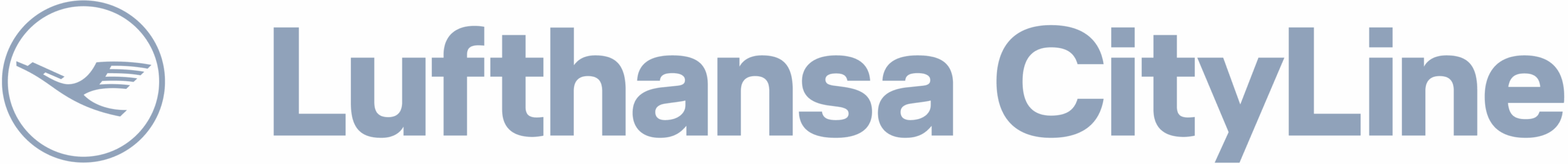 Logo Lufthansa Cityline Gray