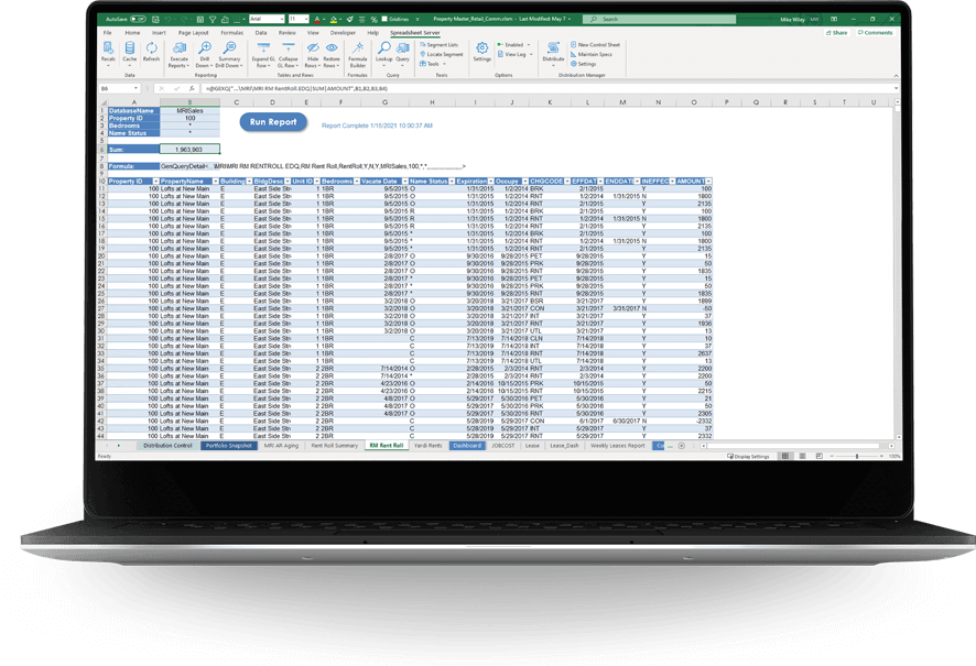Mir Achieve Elf Service Reporting
