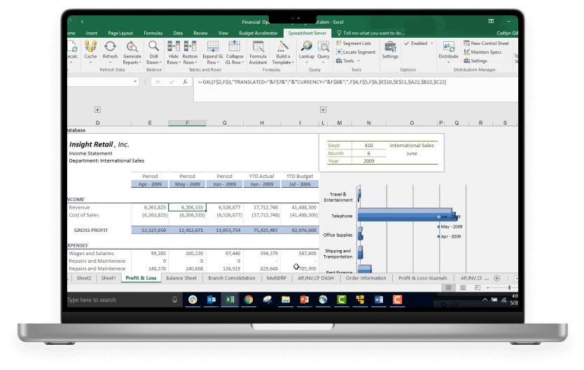 Spreadsheet Server Macbook Screenshot